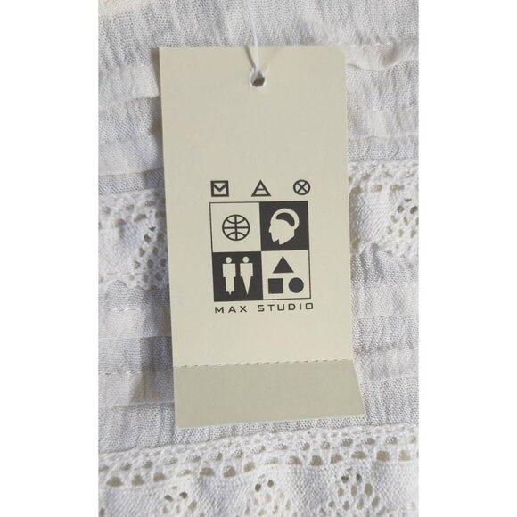 Max Studio Large Women's 100% Rayon Exclusive Trim Top - Stylish & Comfortable - Picture 6 of 16